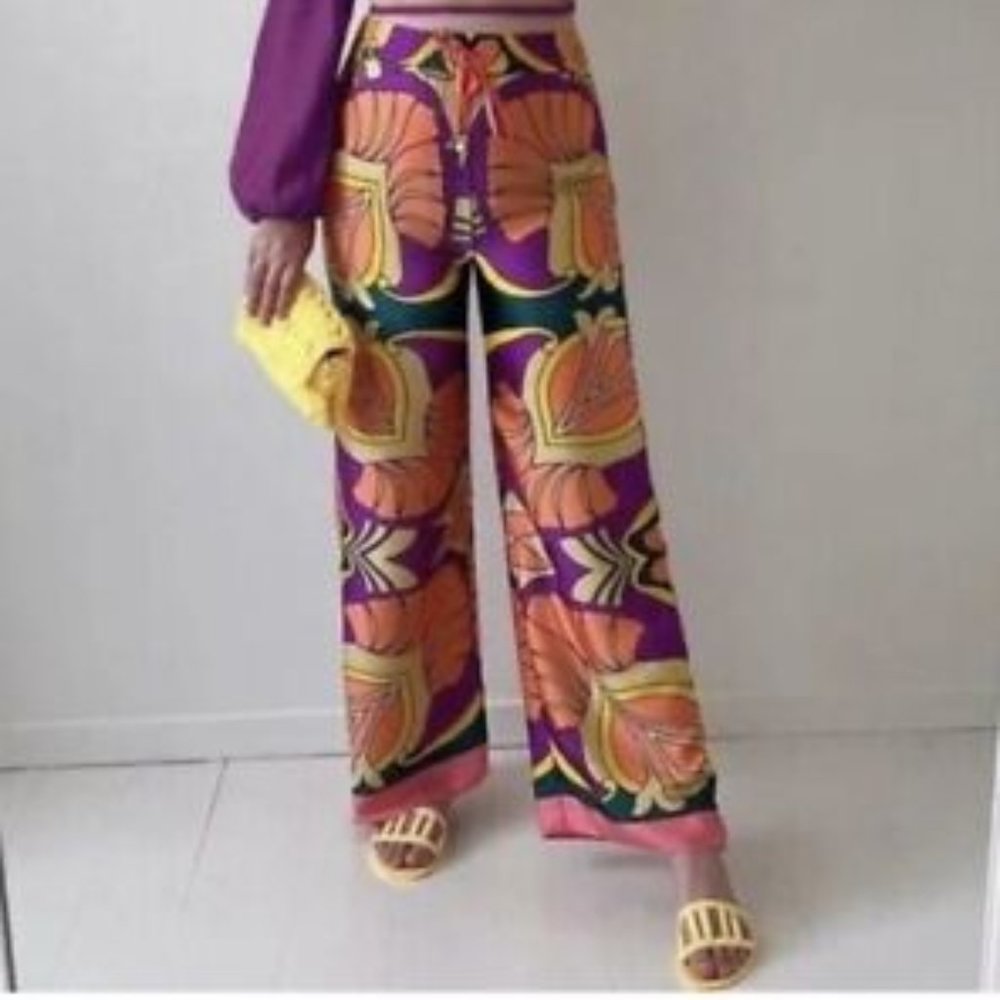 Zara new with tag high-waist pants size xxl